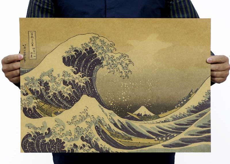 plakat hokusai japoński