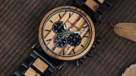 drewniany zegarek z aliexpress